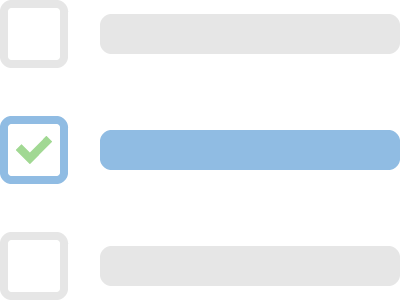 Multiple choice survey being programmed